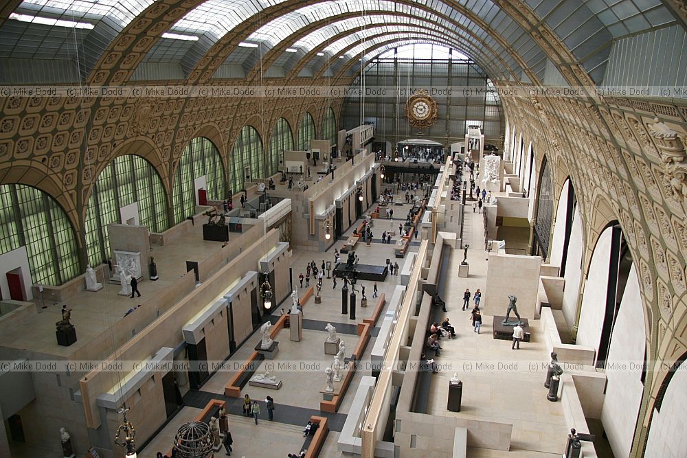 main gallery Musee d'Orsay Paris