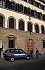 British colsulate in Florence on the day of big anti gulf war II demos