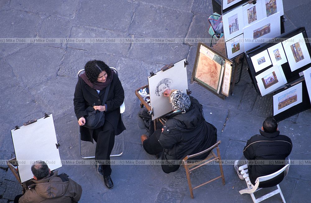 Pavement artist Firenze Florence