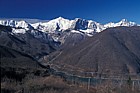 Pisanino and Tambura mountains with snow