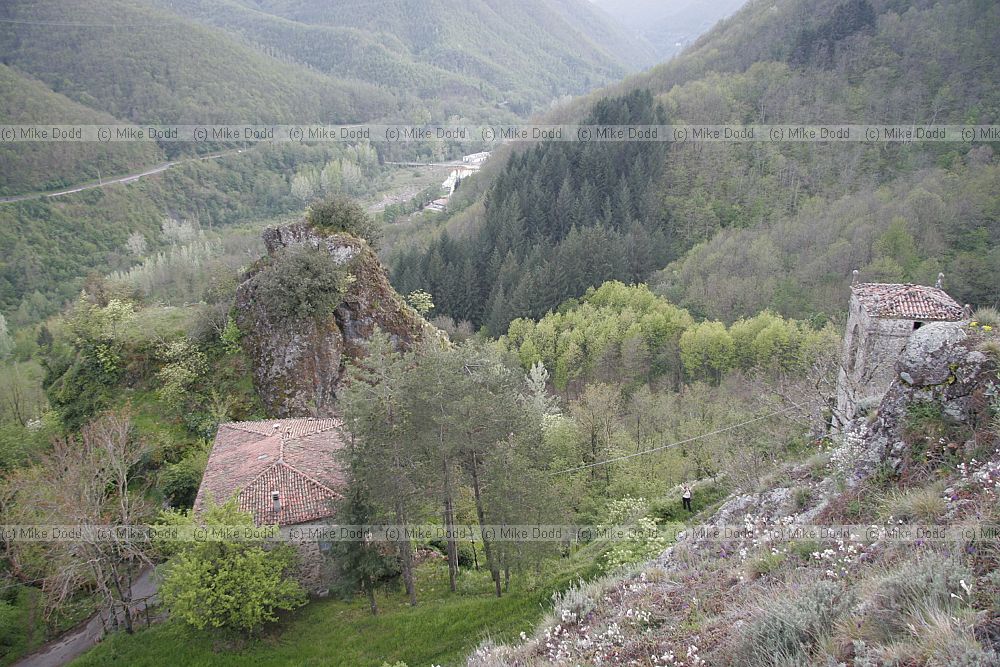 Irina from top of big rock Roccalberti
