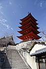 5-storied pagoda Miyajima Japan