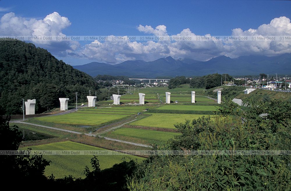 part finished bridge near Shimagare