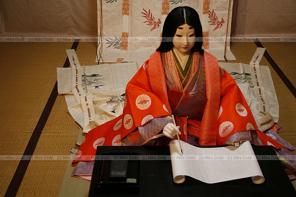 Image (doll) of Murasaki Shikibu famous for tale of Genji