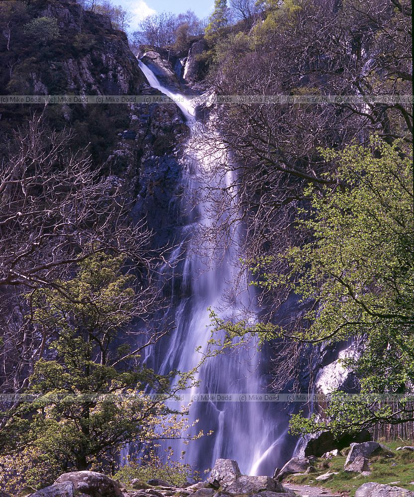 Aber falls waterfall North Wales