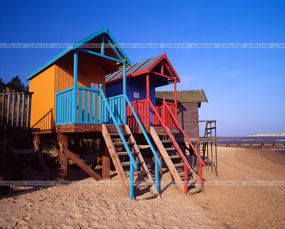 Beach huts Norfolk