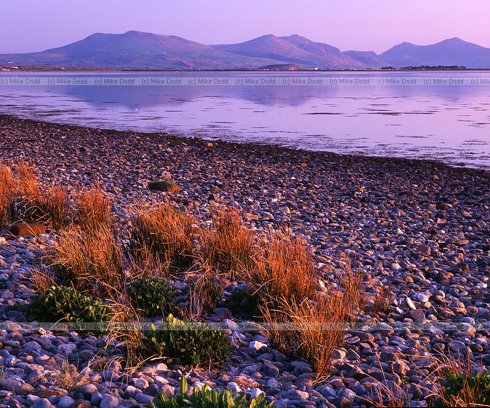 Llyn peninsula and sunset north Wales