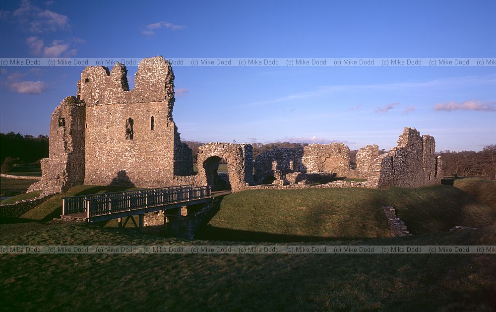 Ogmore castle south Wales