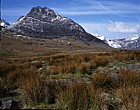 Tryfan with snow Snowdonia