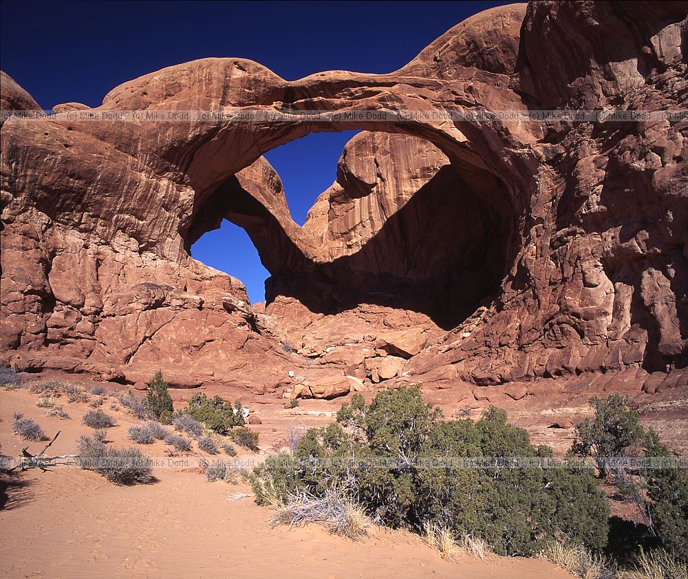 Double arch Arches National Park Utah