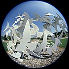 Bird sculpture Milton Keynes