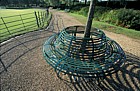 Circular park bench campbell park