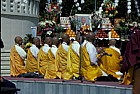 Buddhist ceremony at peace pagoda, Willen, Milton Keynes