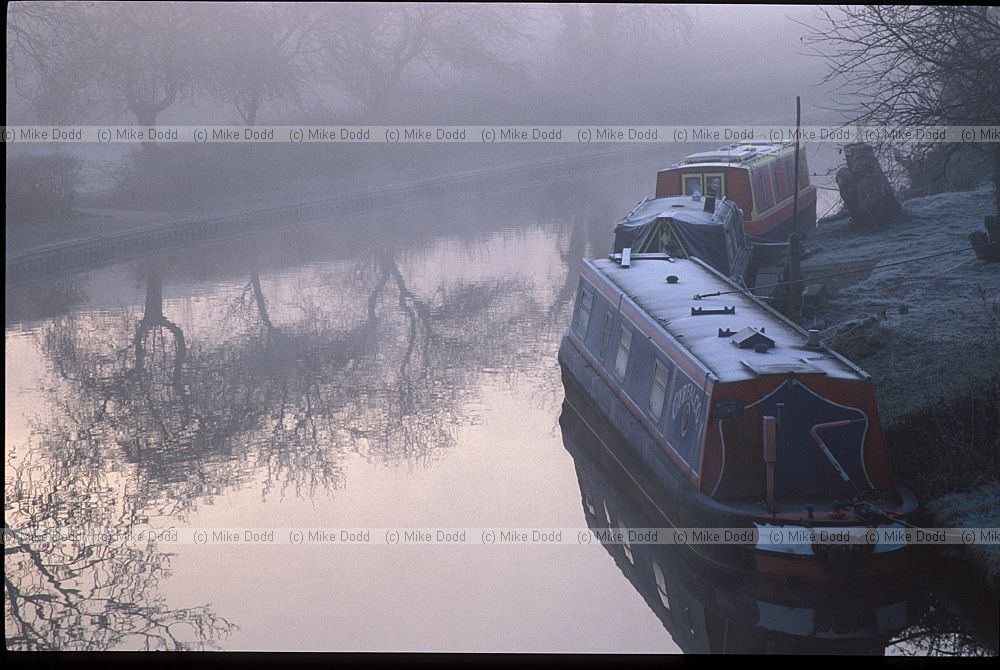 Morning canalboat Fenny Stratford, Milton Keynes