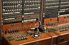 Old fashioned switchboard in Milton Keynes museum