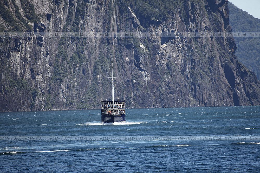 Milford Mariner tourist boat Milford Sound