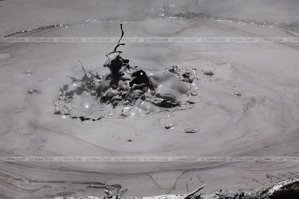 Boiling mud