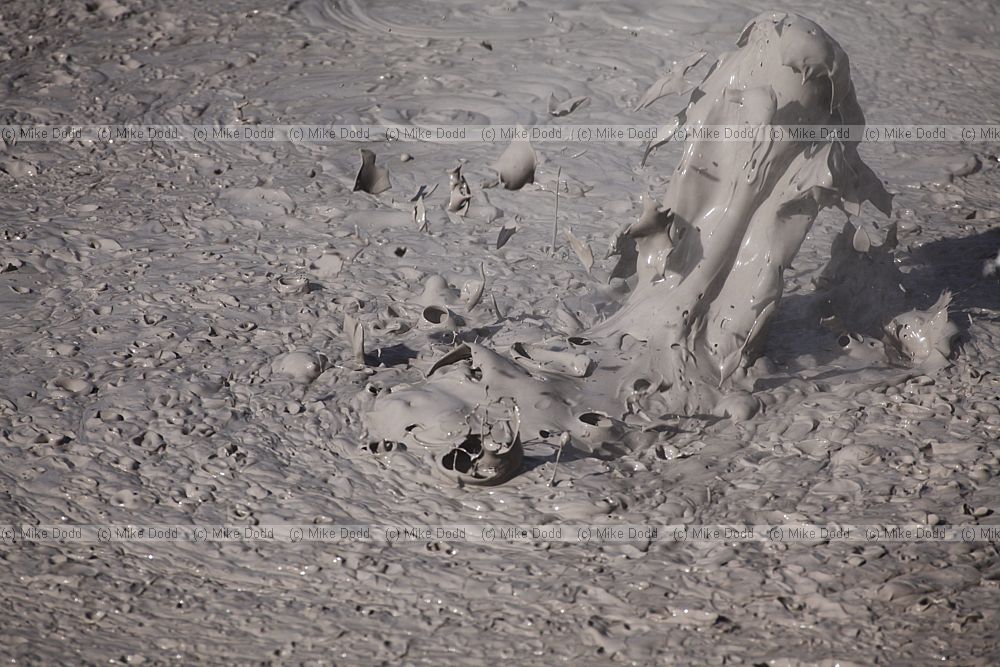Boiling mud