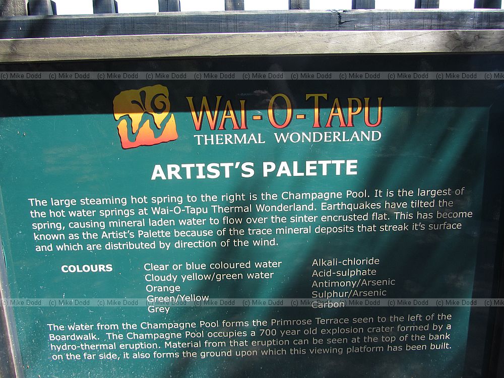 List of chemicals causing the colours