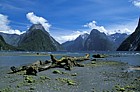 Sunny conditions at Milford Sound South Island