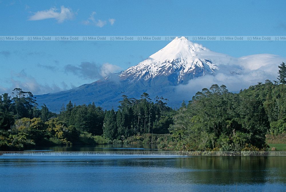 Mount Taranaki volcano or sometimes called mount Egremont volcano