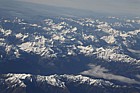 Southern Alps New Zealand from plane