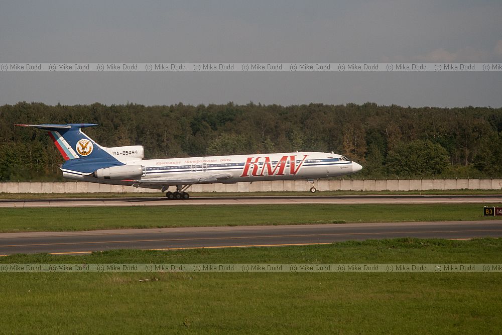 Caucasus Mineral Waters TU154 plane