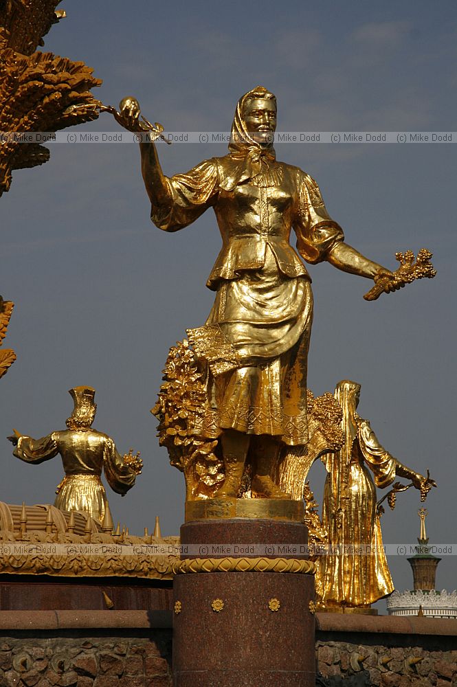 Fountain of the nations  friendship VDNH National Exibition Center