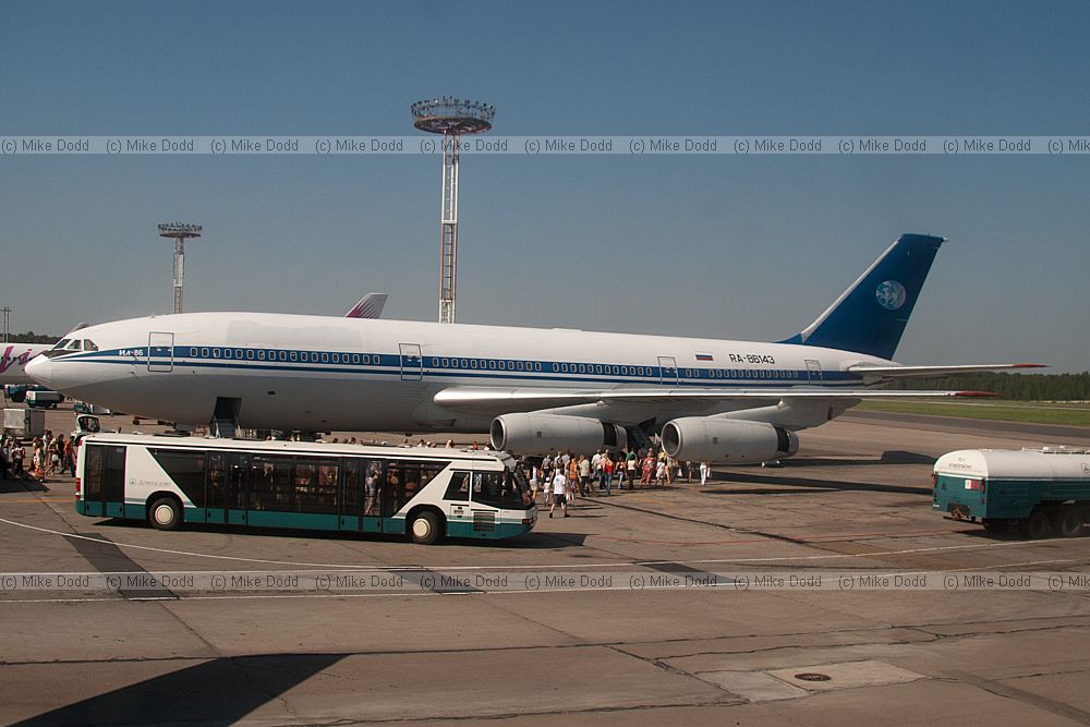 Ilyushin IL86 plane