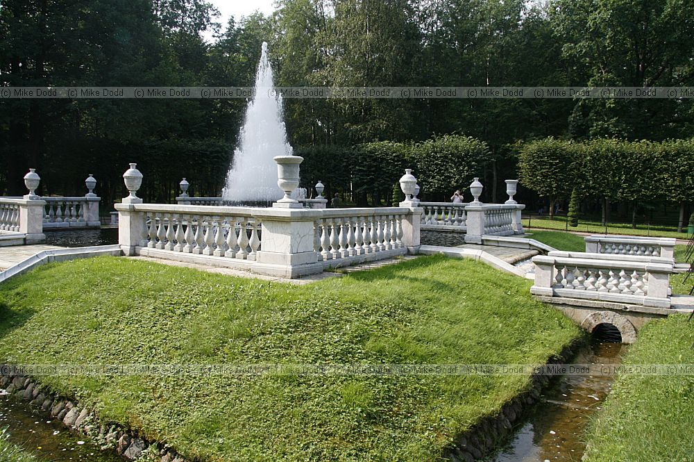 Pyramid fountain Peterhof