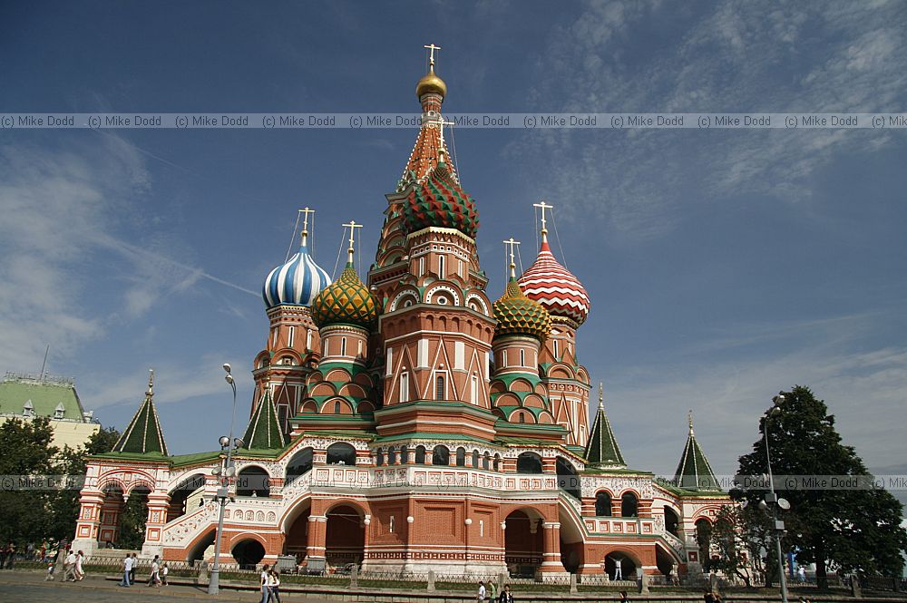 The church of the Intercession St Basils Cathedral Red Square