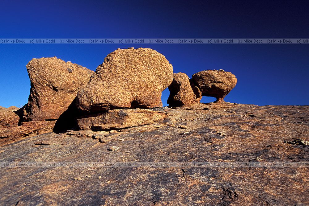 Massive gneiss rocks Augrabies national park