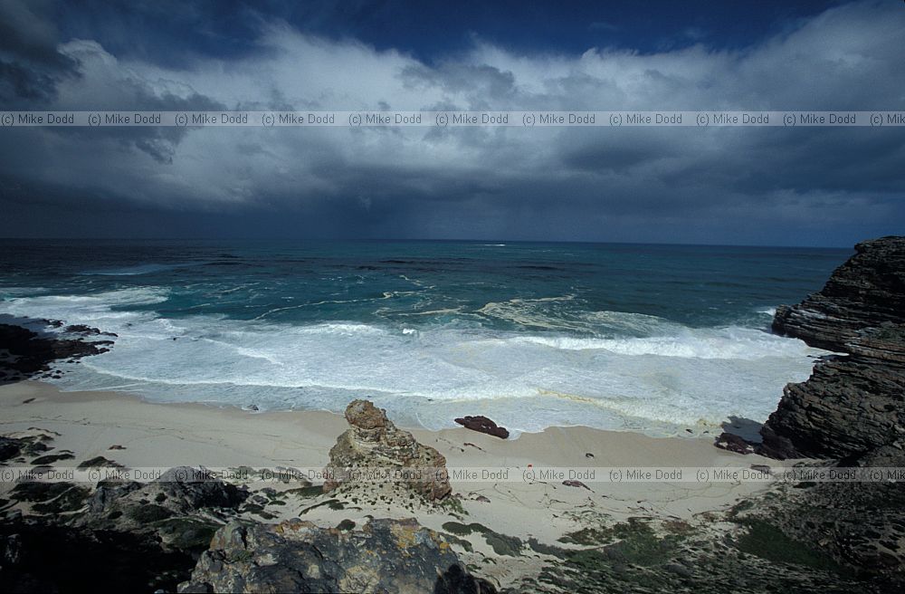 Stormy beach Cape Point