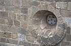 Gypsum window Loarre castle near Huesca