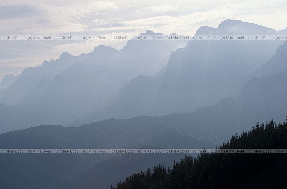 Mountains from San pedro de Boya Picos de Europa
