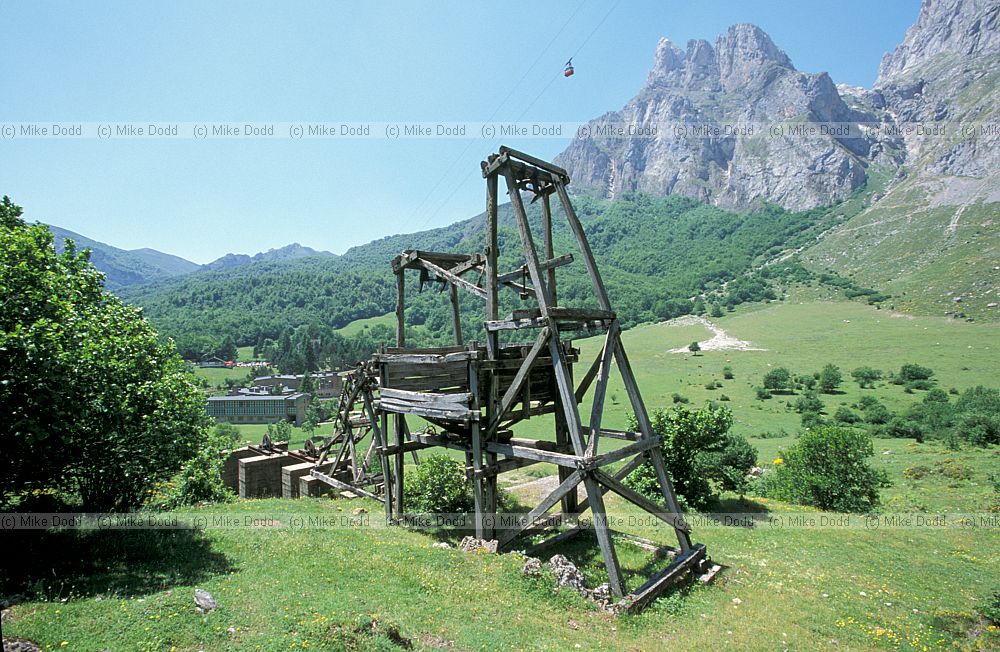 Mine winding and sorting gear Fuente De Picos de Europa