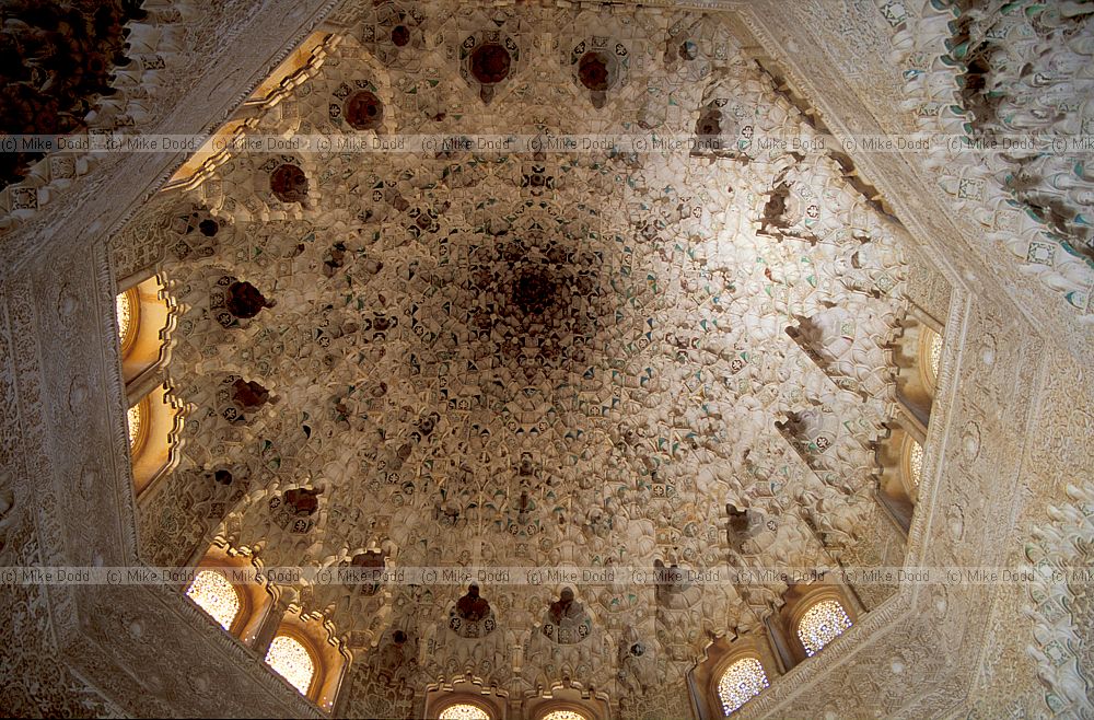 roof inside La Alhambra Granada