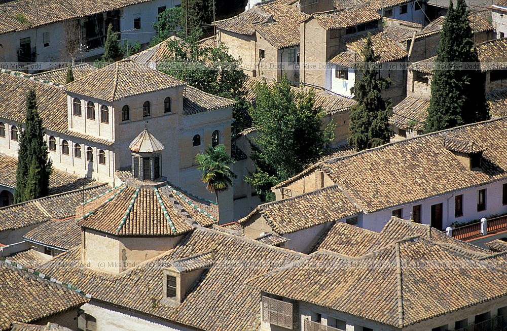 Granada roofscape Andalucia