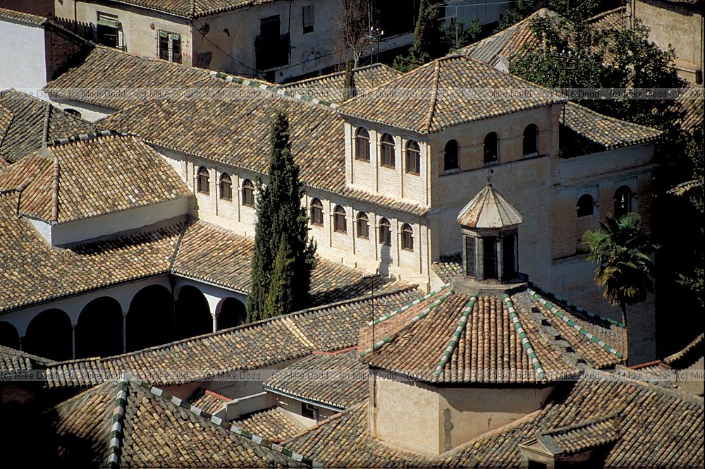 Granada roofscape Andalucia