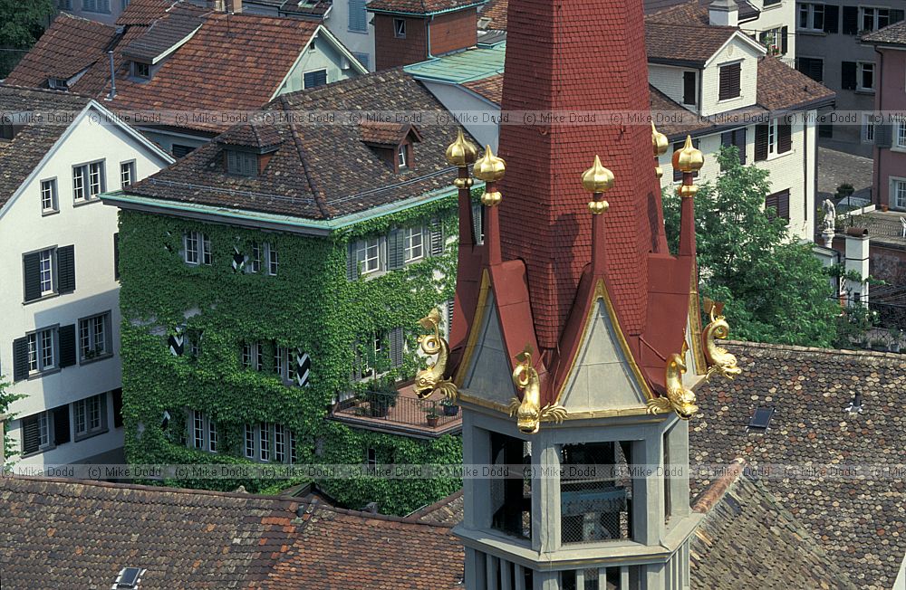 Zurich church tower