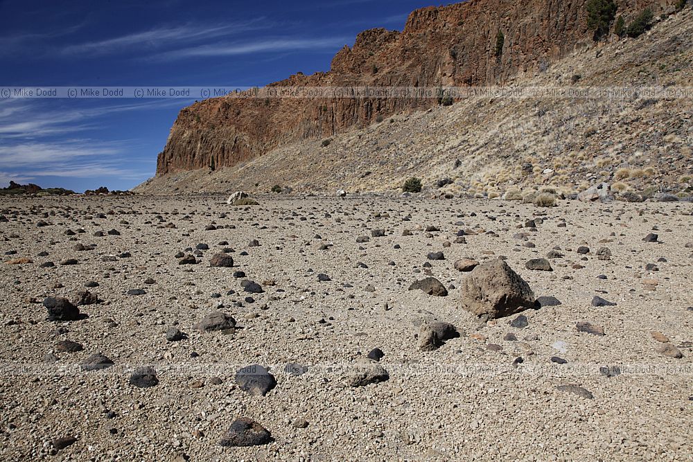 La Fontenella walk with pumice desert