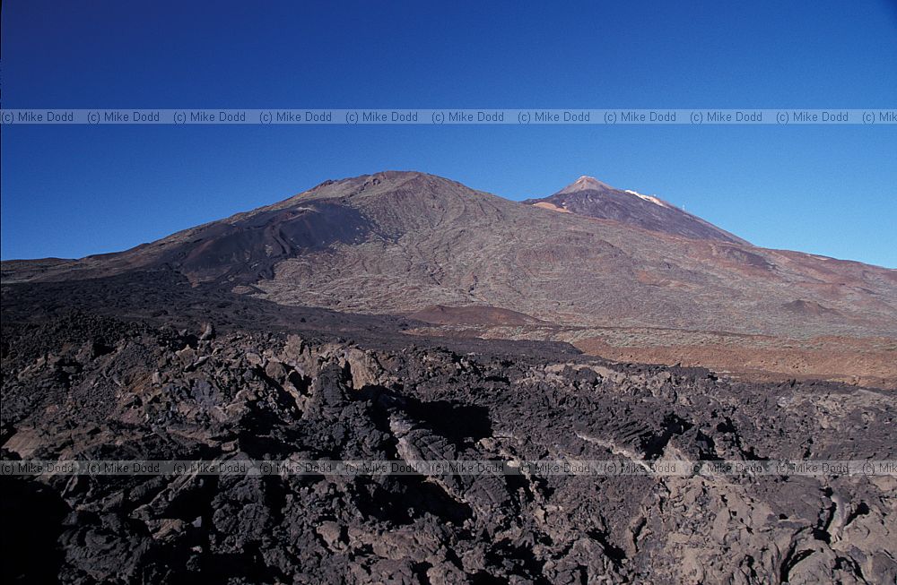 recent larva flow mt Teide