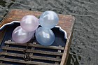 Balloons on boat