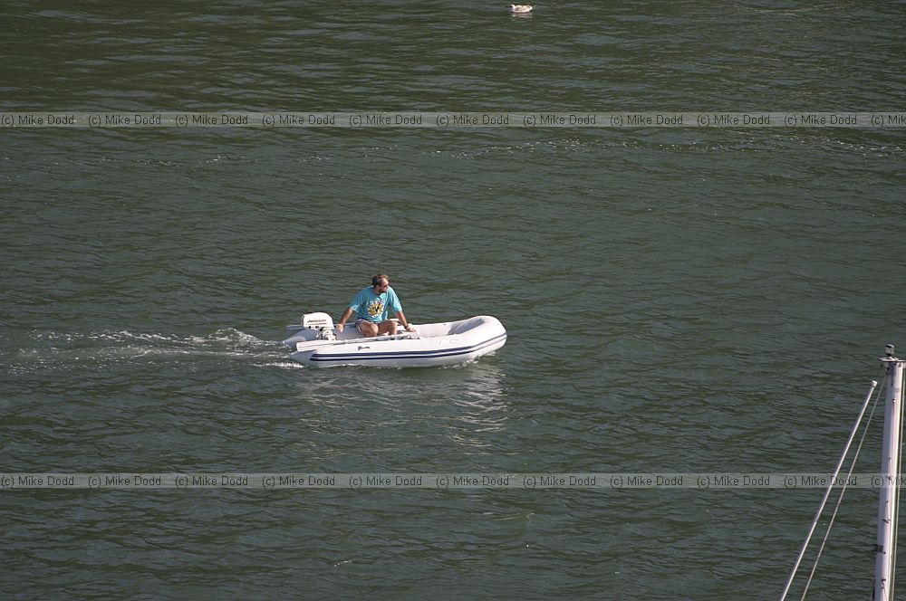 Boat on the river Yealm