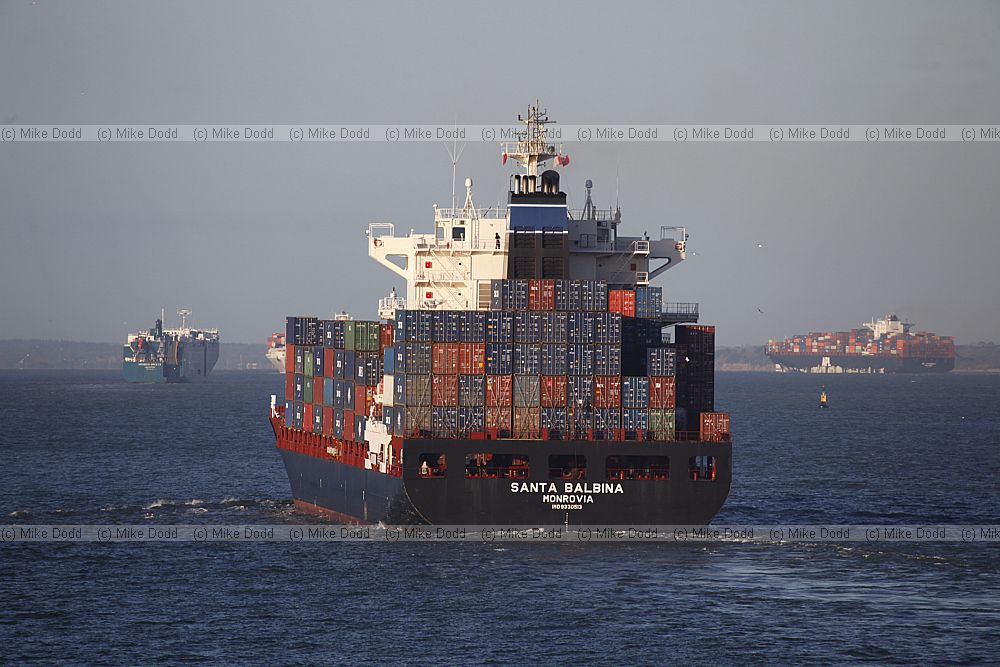 Santa Balbina IMO9330513 container ship Monrovia