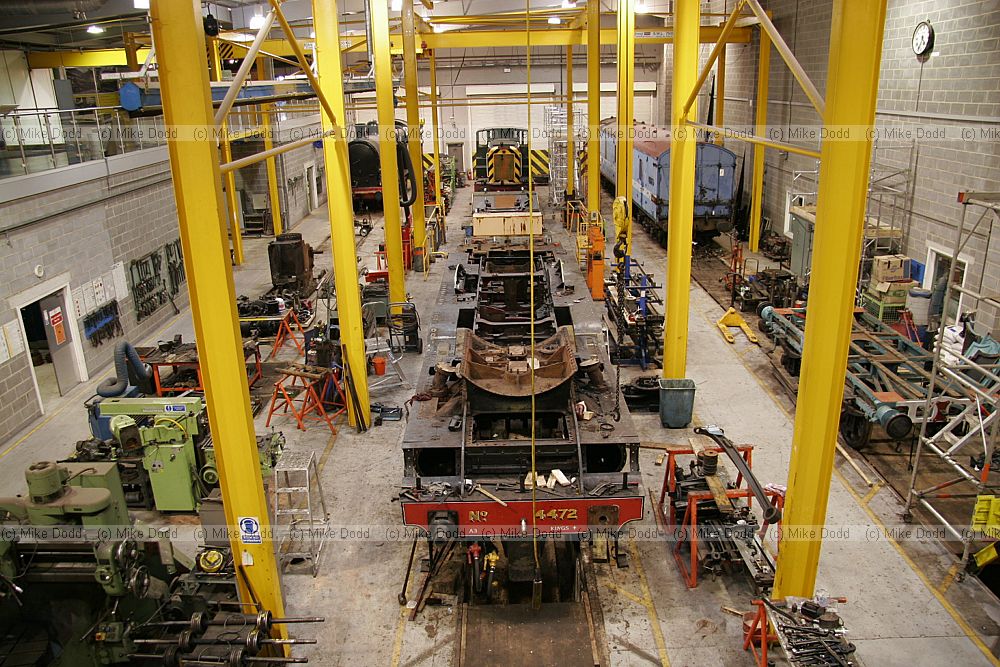 Flying scotsman rebuild national railway museum workshops York