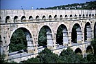 Pont du Gard Roman aqueduct and road