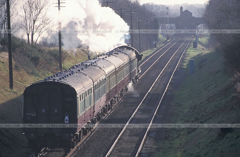 Steam train Great central railway near Quorn Leicestershire