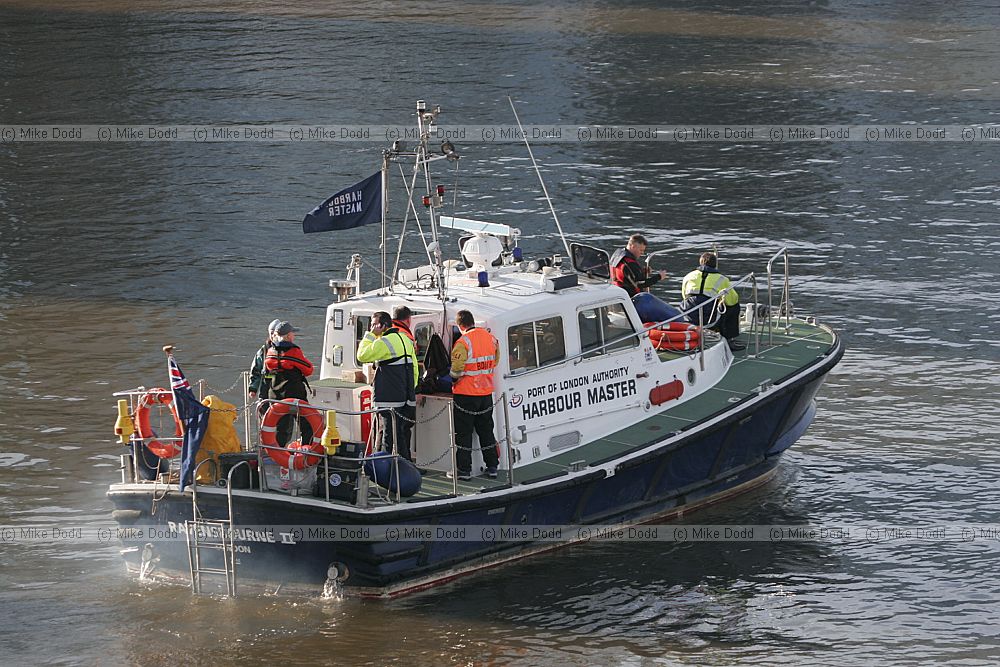 Port of London authority harbour master launch
