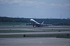 ANA Boeing 747 jumbo jet taking off Sapporo